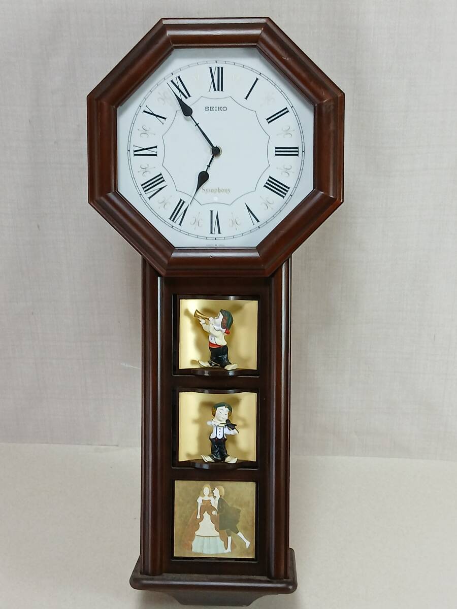 新品】セイコー からくり 時計 シンフォニー RE503B 未使用保管品の