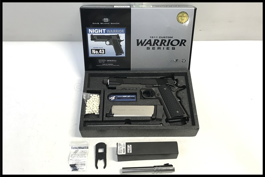 中古】美品 マルイ ナイトウォーリア 純正 スライド フレーム アウター