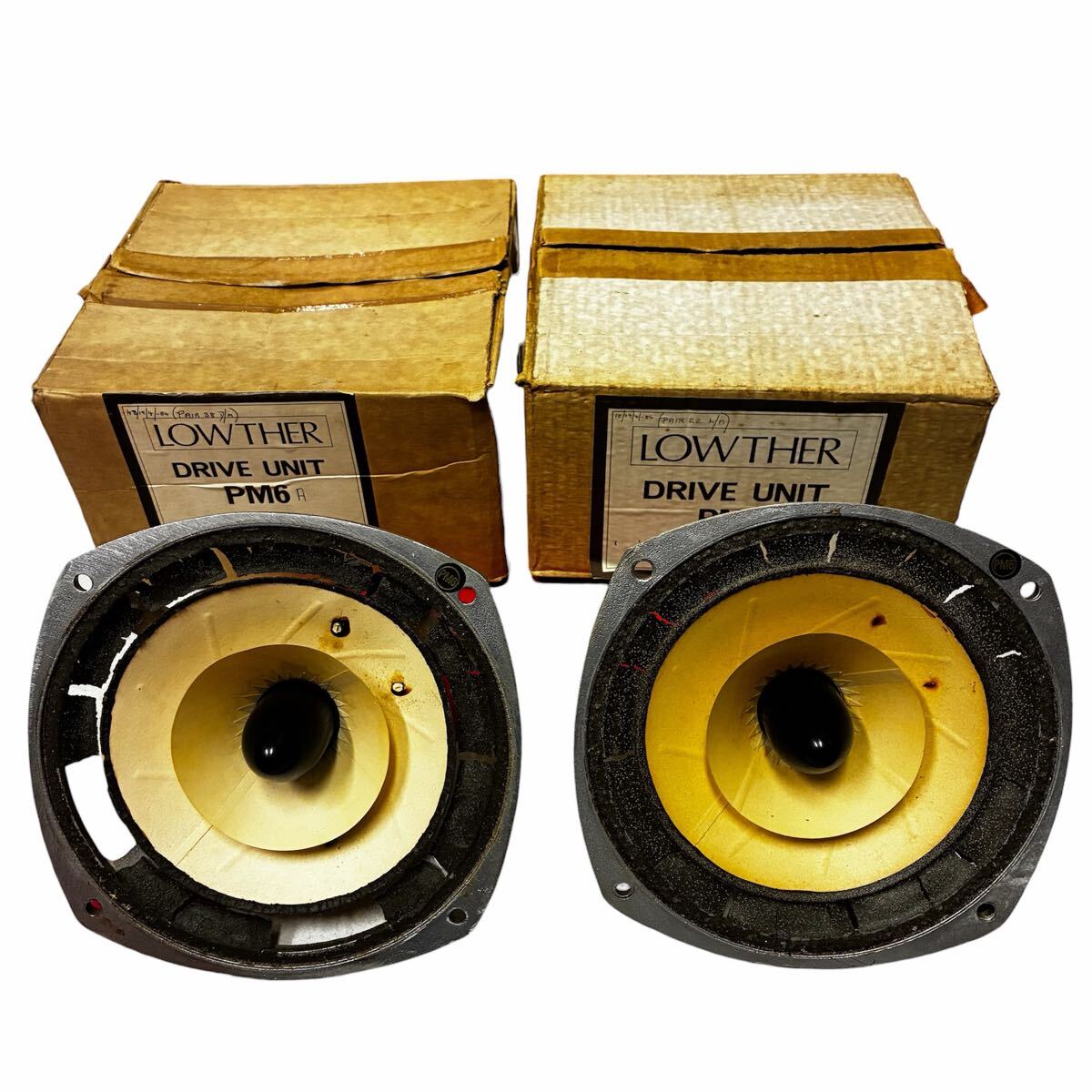中古】LOWTHER TYPE P6M フルレンジスピーカーユニット ペア