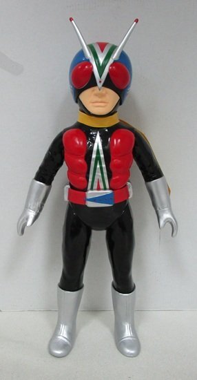 トーキング 仮面ライダーV3 ソフビ マスダヤ 増田屋 当時物 ※ ポピー