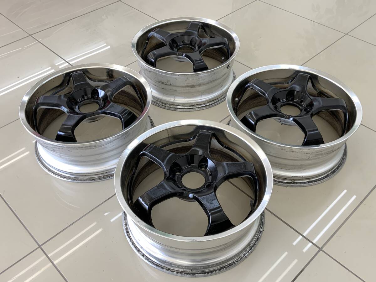深リム WORK ワーク ユーロライン 17X8J+35 9J+38 PCD114.3 4穴 5穴