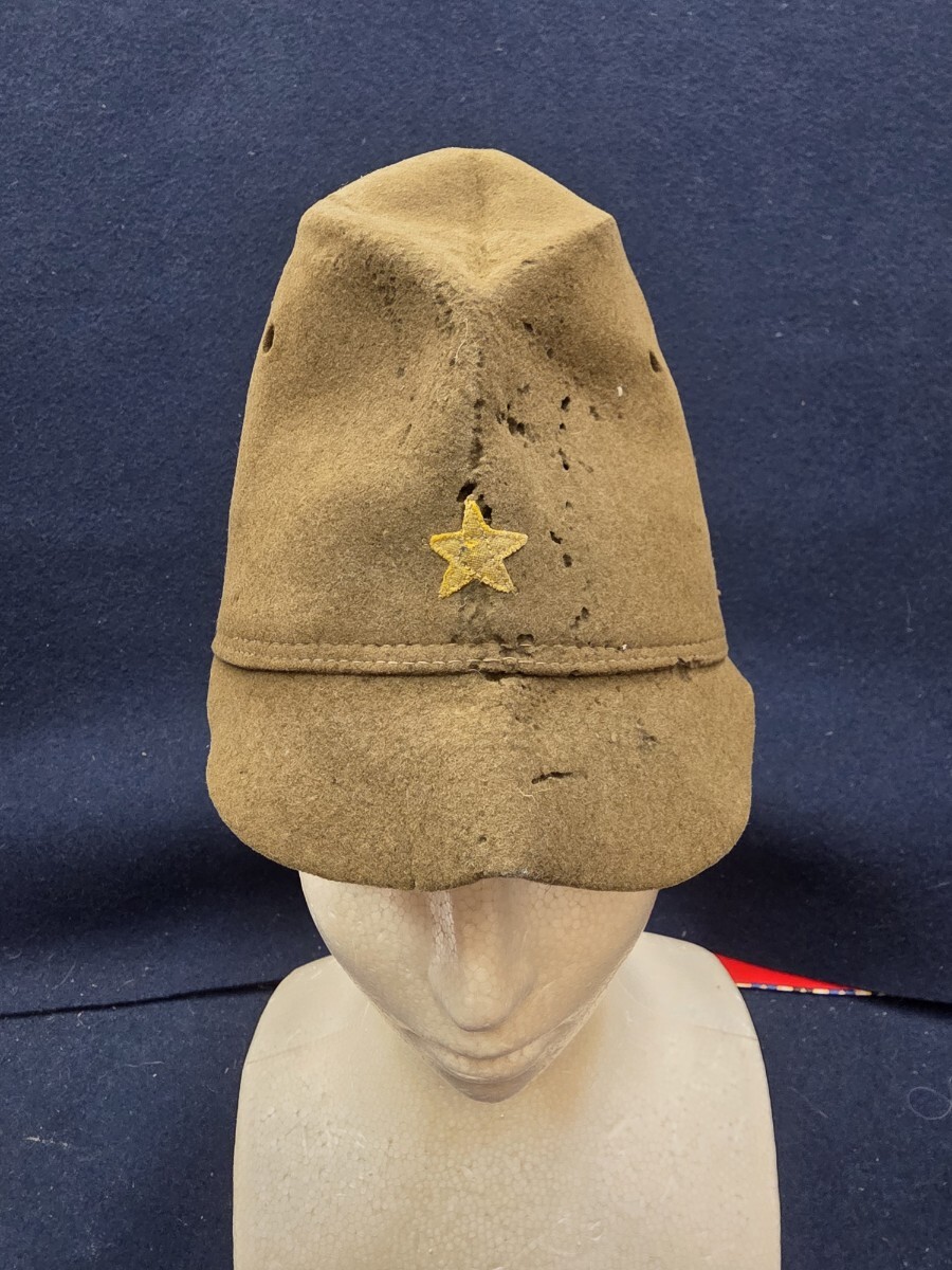 日本軍　海軍陸戦隊戦闘帽　上海特別陸戦隊　航空隊士官下士官兵略帽 日本軍 海軍陸戦隊戦闘帽 上海特別陸戦隊 航空隊士官下士官兵略帽 日本