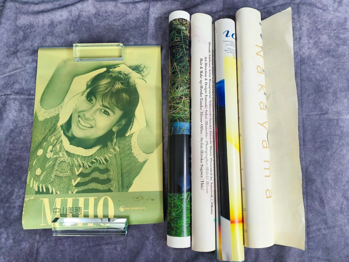 中山美穂 1993年〜2000年ポスターカレンダー　 ＊1996年はありません 0822☆ 中山美穂 カレンダー「2000」 未掲示品 保管品 巻きシワありの