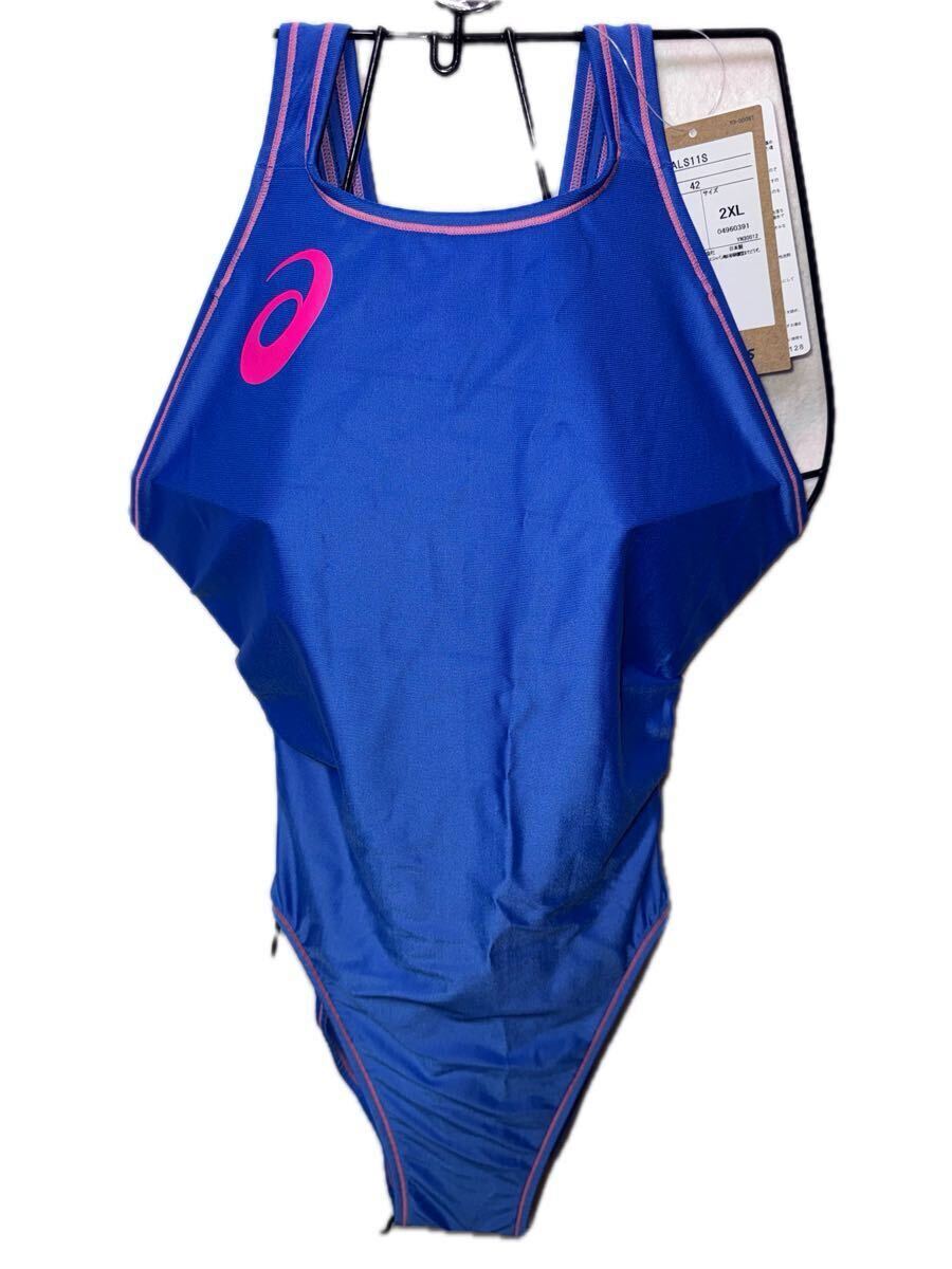 美品） LLサイズ オーダー品 SPEEDO×mizuno 赤×白 競泳水着 スピード