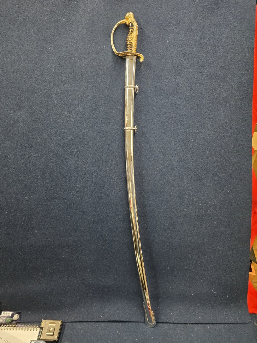 宝蔵】大日本帝国陸軍 98式軍刀 本物軍刀拵え 将官位:陸軍中将 模造刀