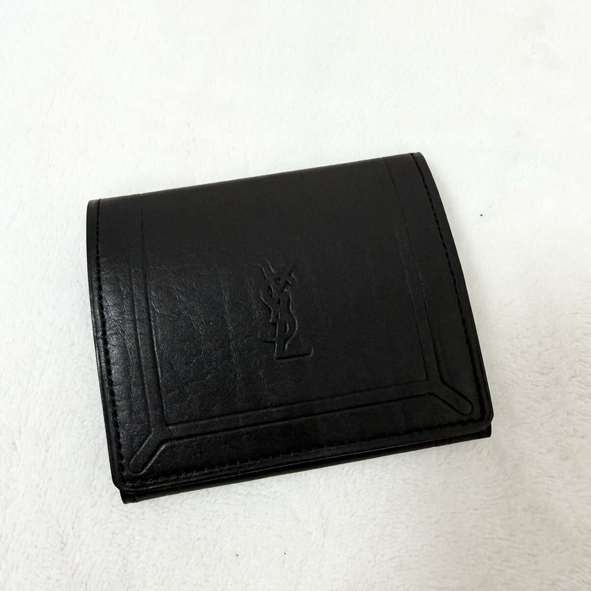 中古◇SAINT LAURENT PARIS サンローランパリ ラウンドジップ クロコ型