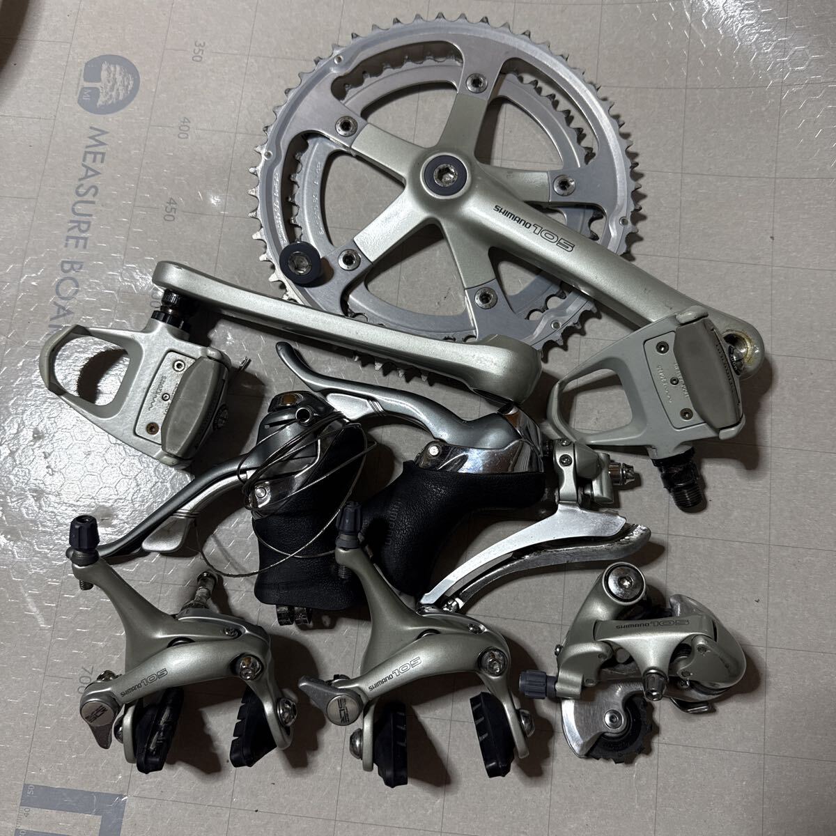 新品】新品！SHIMANO シマノ 105 R7000 セット シルバーの落札情報詳細