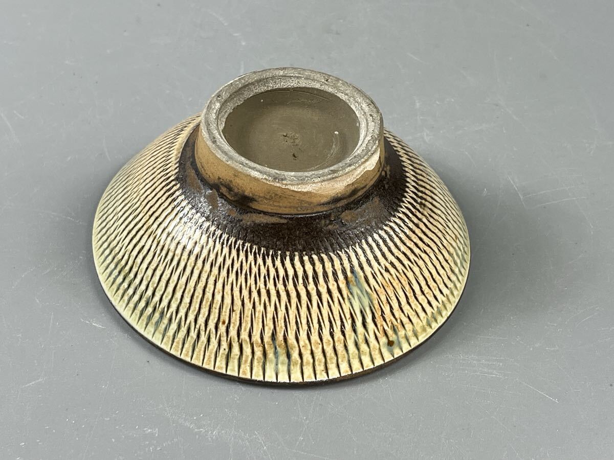 人間国宝】小石原焼 ちがいわ窯 福島善三 刷毛目 尺皿 大皿 38cm 重要