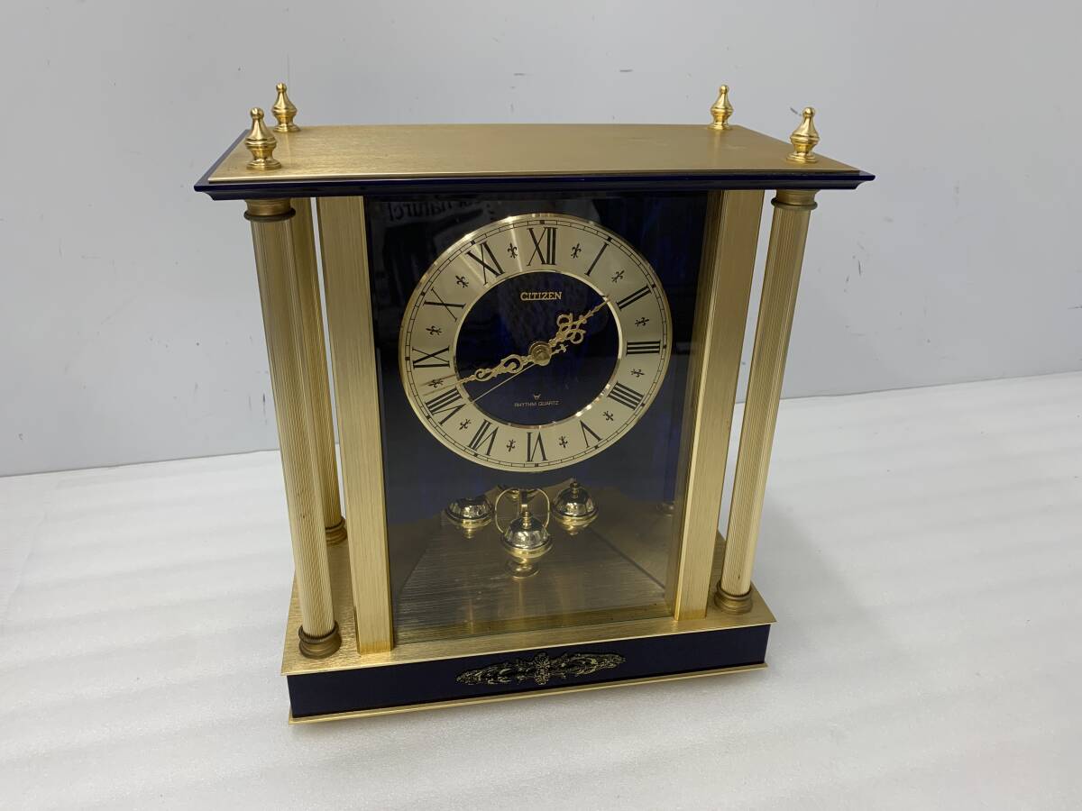 中古】∮昭和レトロ シチズン 大型 壁掛け時計 直径38cm 動作良好