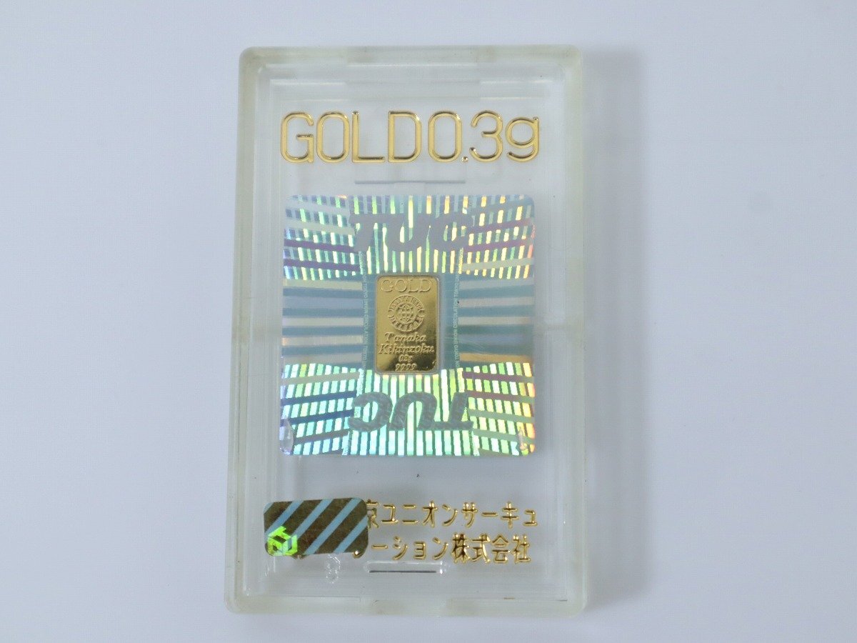 やや傷や汚れあり】東京ユニオンサーキュレーション株式会社 純金 0.3g