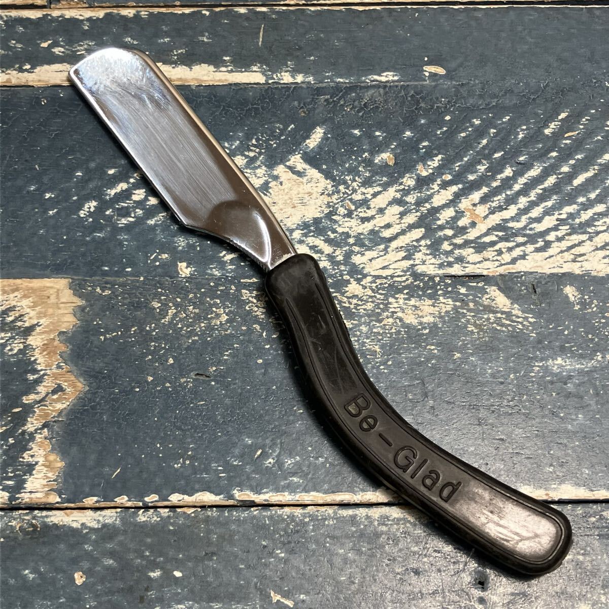 新品】ビーグラッドBe-Glad レザー フェザー未使用 理容室 顔そりの
