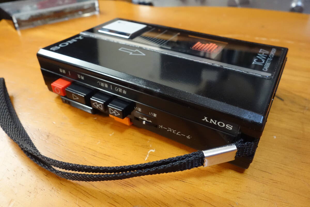 1015k 昭和レトロ 美品 ソニー カセットテープレコーダー TCM-242 AC