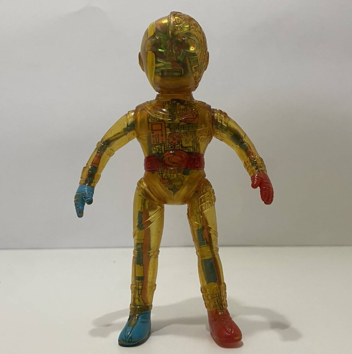中古】当時物 タカトク【人造人間キカイダー】クリア ソフビの落札情報