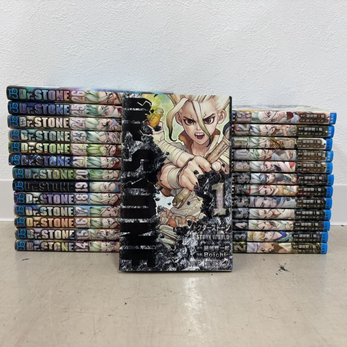 初版帯付】Dr.STONE ドクターストーン 12巻 稲垣理一郎 Boichi