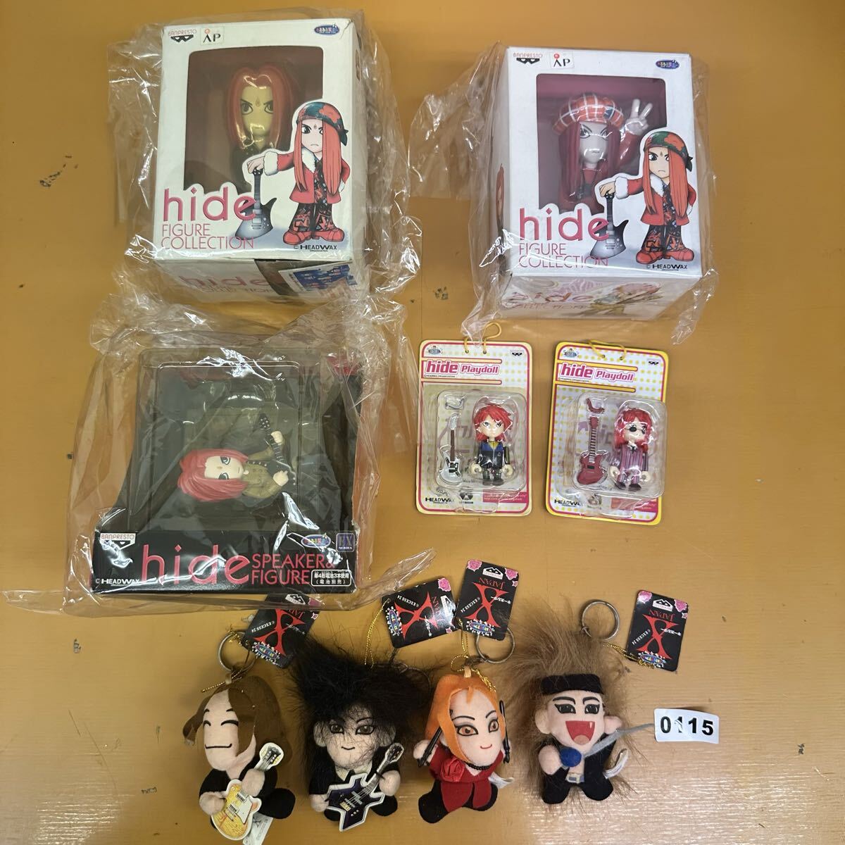 Xjapan ぬいぐるみ YOSHIKI HIDE TOSHI HEATH PATAの落札情報詳細