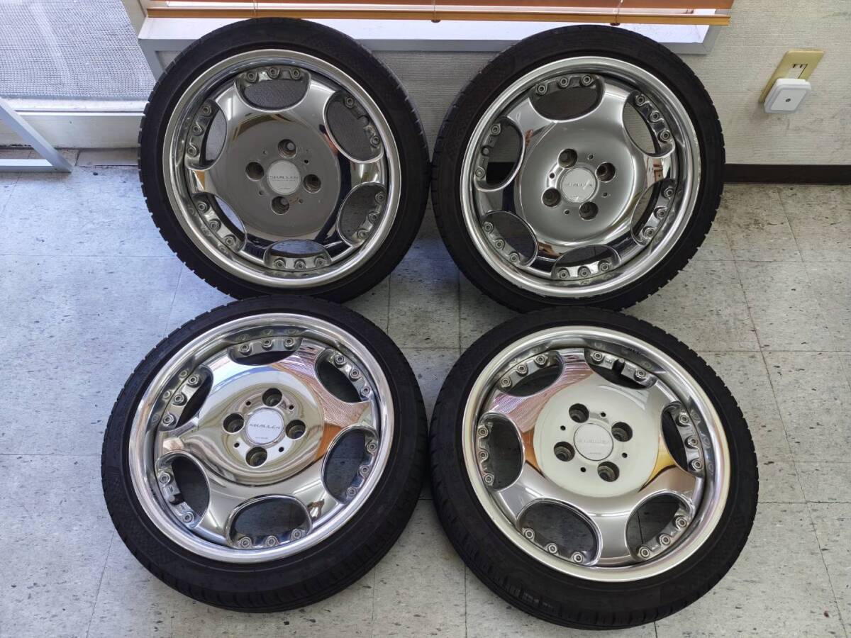 中古】AME シャレン SHALLEN PCD100 15インチ 5.5J+42/6.0J+38 165