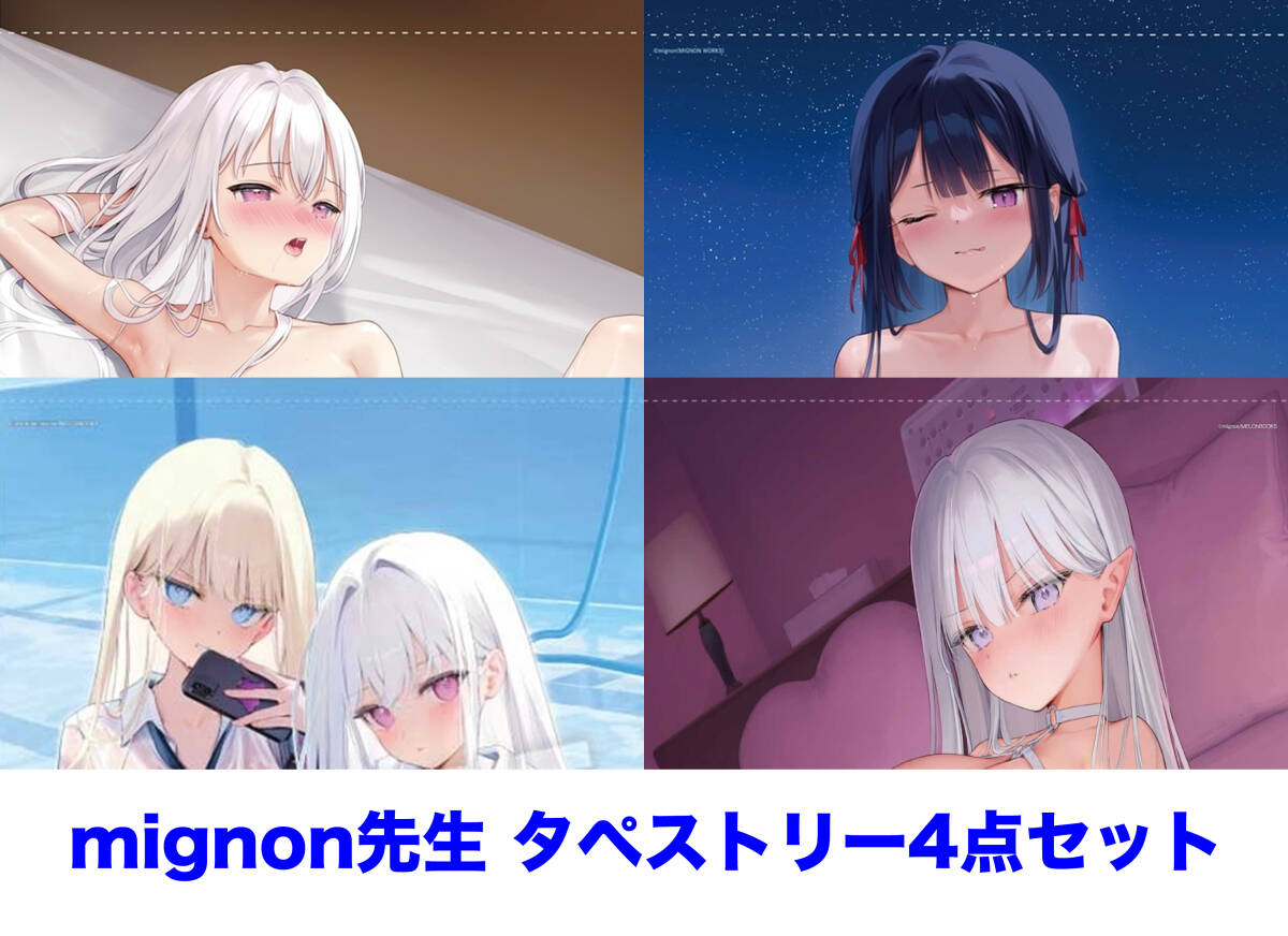 新品】【未開封】mignon シロ 抱き枕カバー (特典動画DLカード付き) の