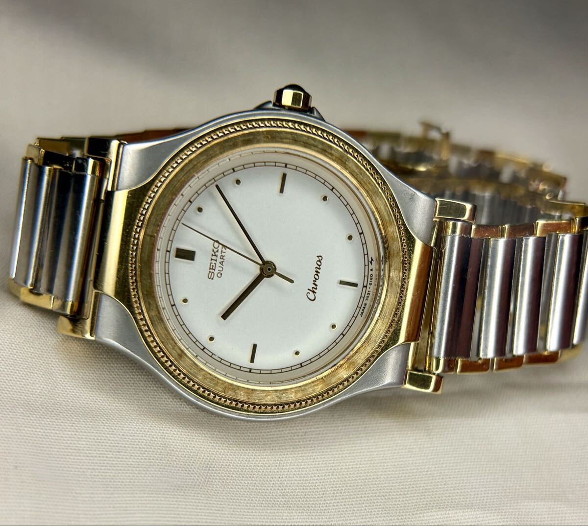 ジャンク品】【T】【ジャンク】 SEIKO セイコー 8123-6120 CHRONOS 