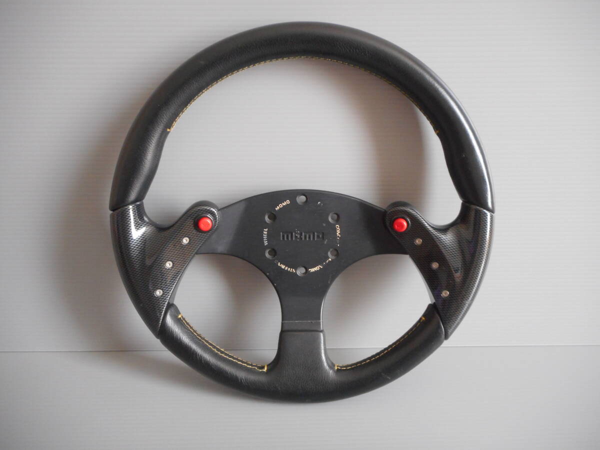 モモ 正規品 スパイダー レアーズ レザー カーボン ステアリング