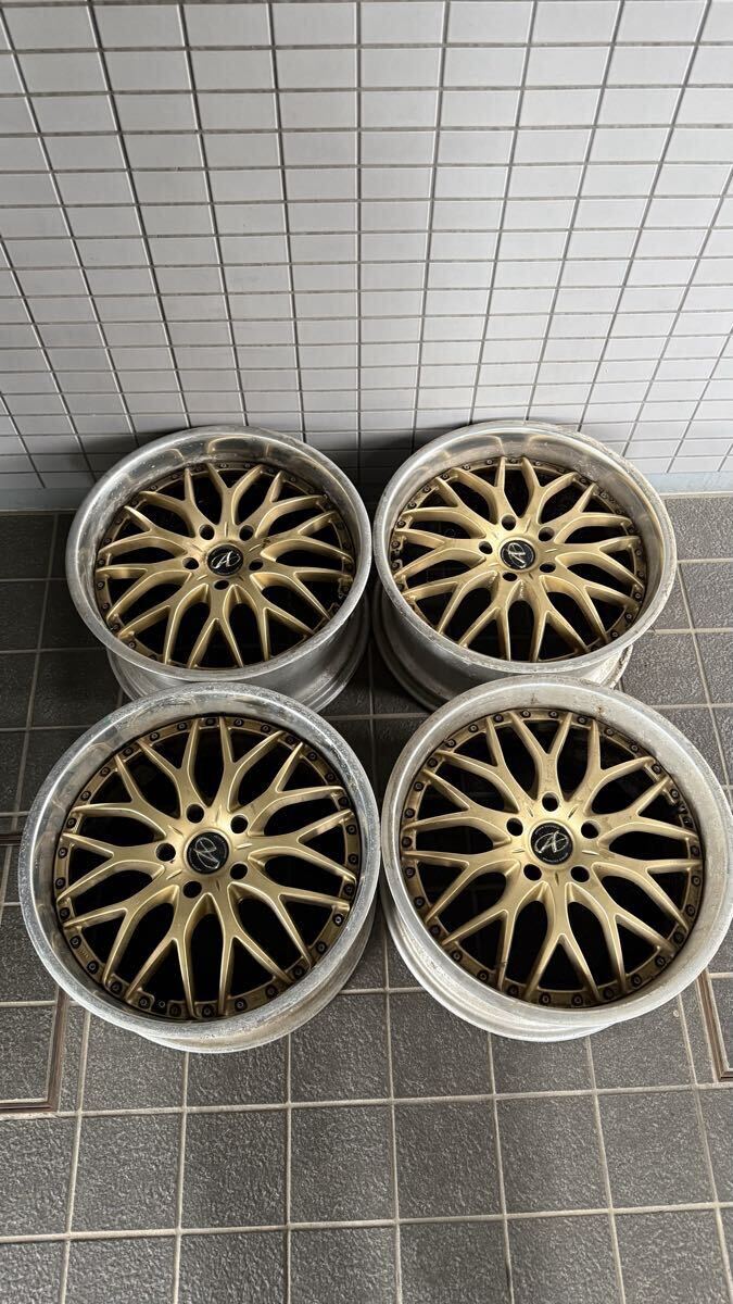 中古】☆1892☆ RAYS アーサーエクスチェンジ 18x9J10J +32 5穴PCD114