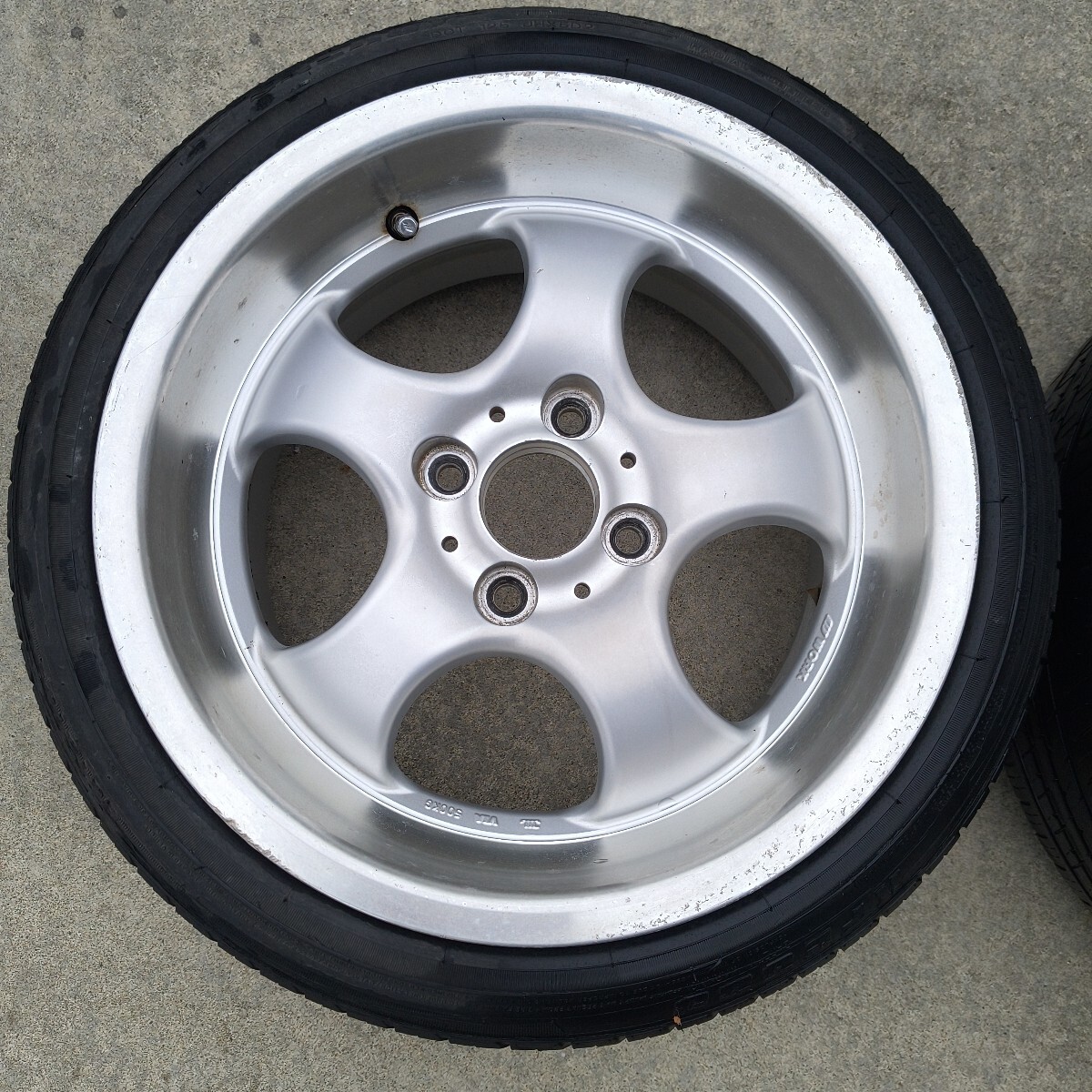 ワーク ネッツァルト 15インチアルミホイール４本セット work nezart 中古】WORK NEZART ネッツァルト ワーク 深リム カップ 4本 15インチ
