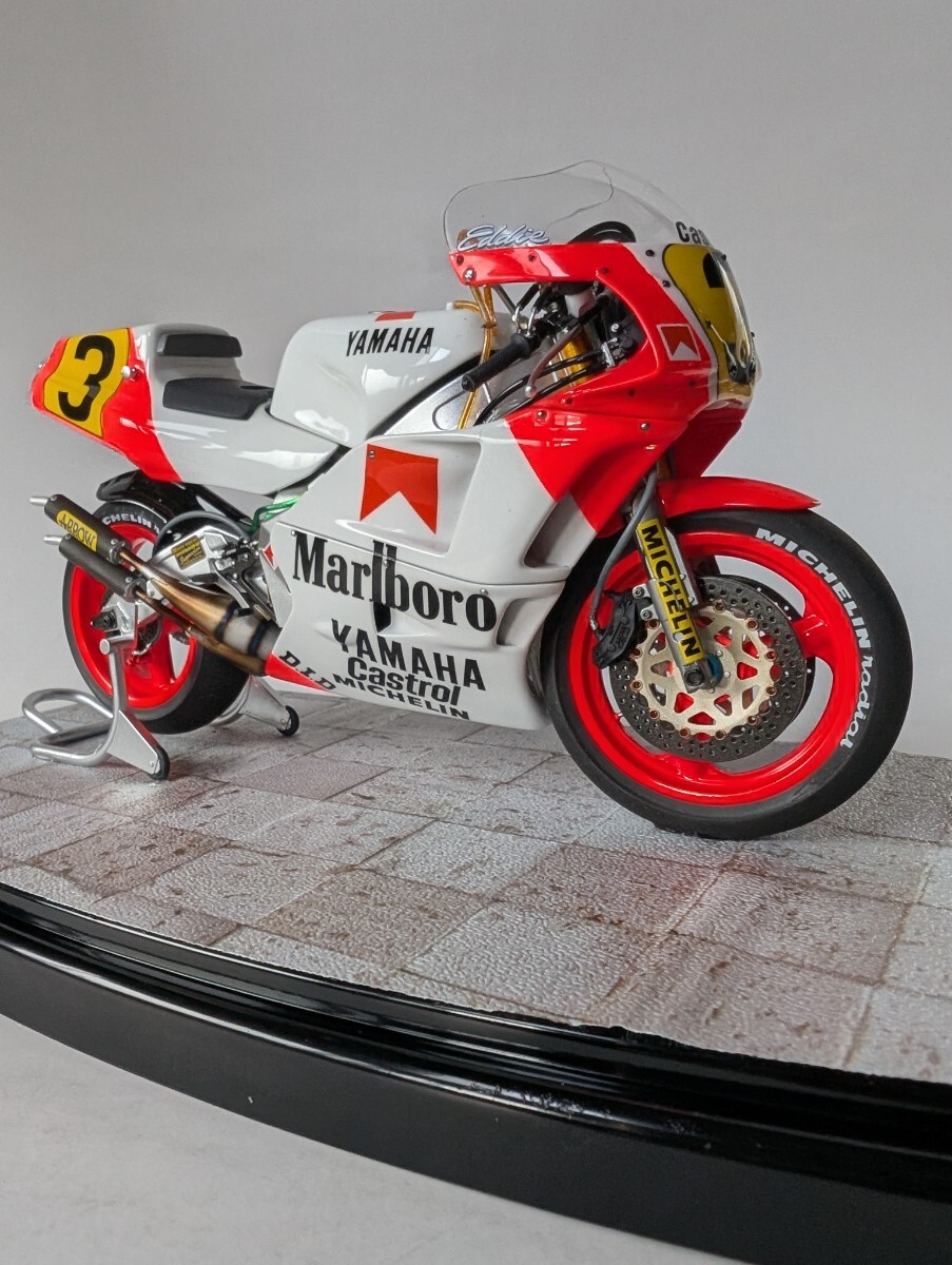 未使用】TAMIYA 1/12 YAMAHA YZR500(OW70) ストレートラン・ライダー