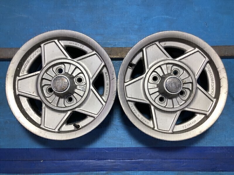 中古】Cromodora クロモドラ 15インチ 6.5J +42 PCD100 4穴