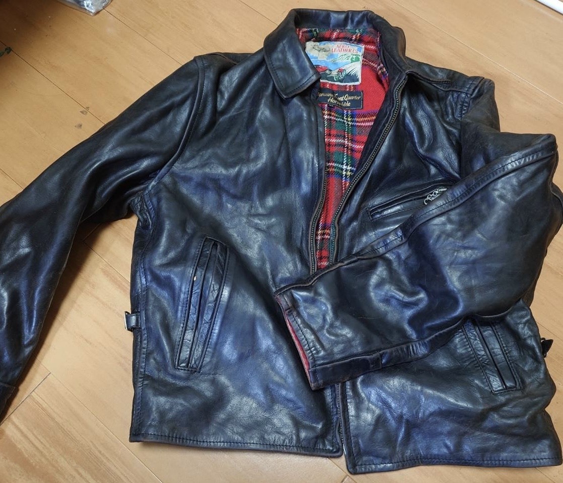 AERO LEATHER エアロレザー サイズ 38 送料無料 馬革 おまけ付き