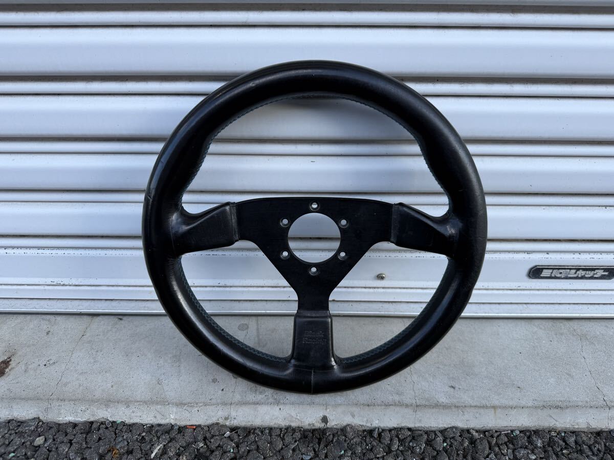 中古】☆希少!☆Black Racing ブラックレーシング ステアリング