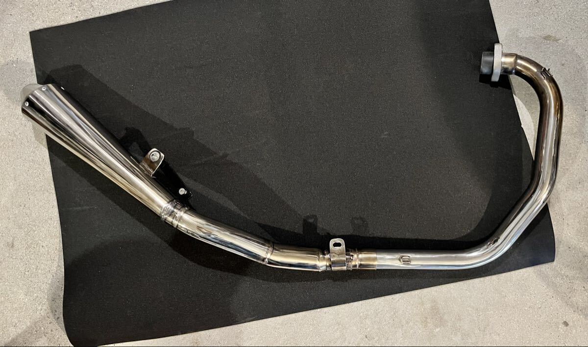 中古】SR400 ベルトラン ダウンショート マフラー スーパートラップ の