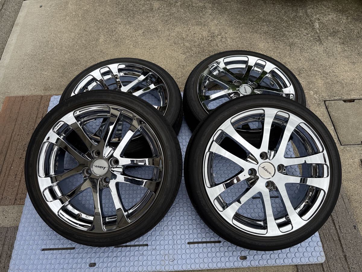 中古】綺麗品☆SSR ヴィエナ ディッシュ 16インチ 7J+35 PCD100-4穴 5