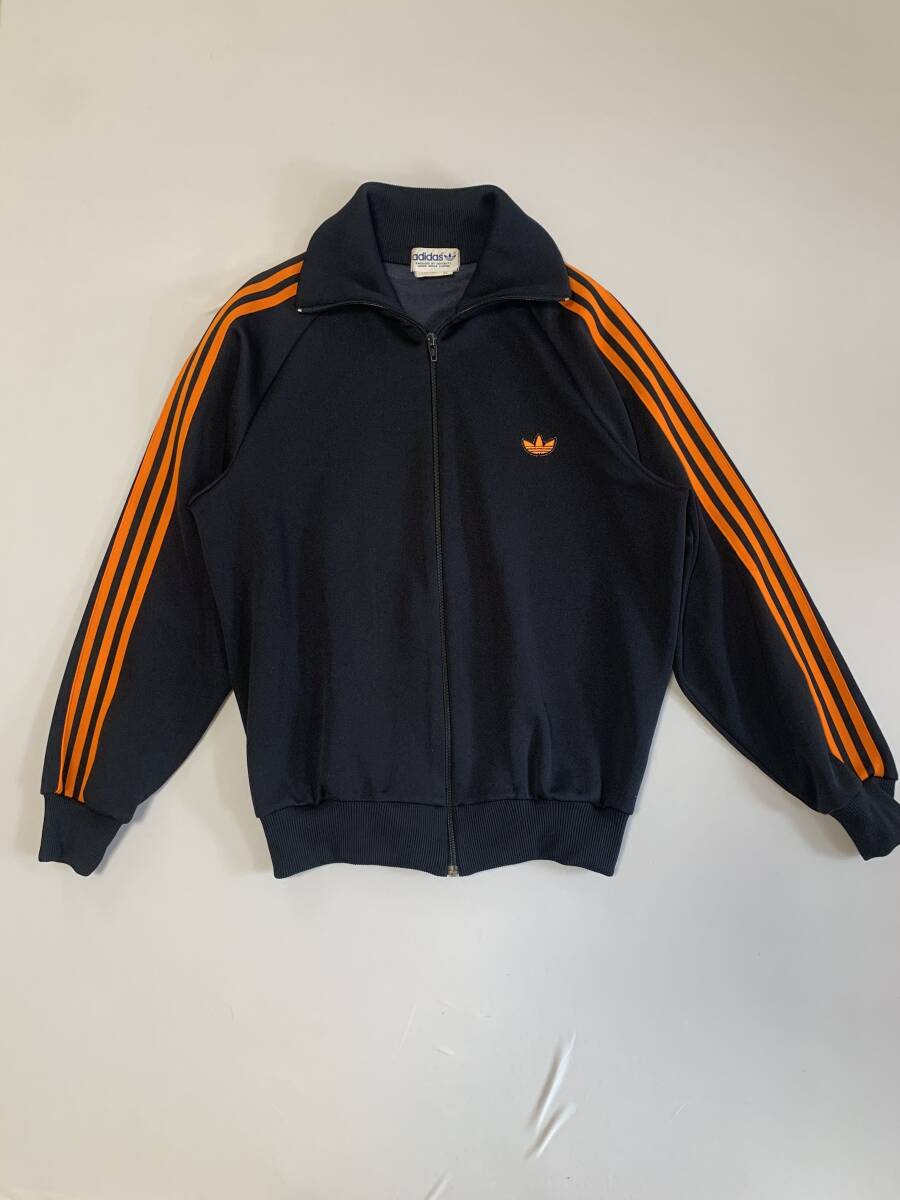 80's USA製 adidas ビンテージジャージ ターコイズブルー ATP レア