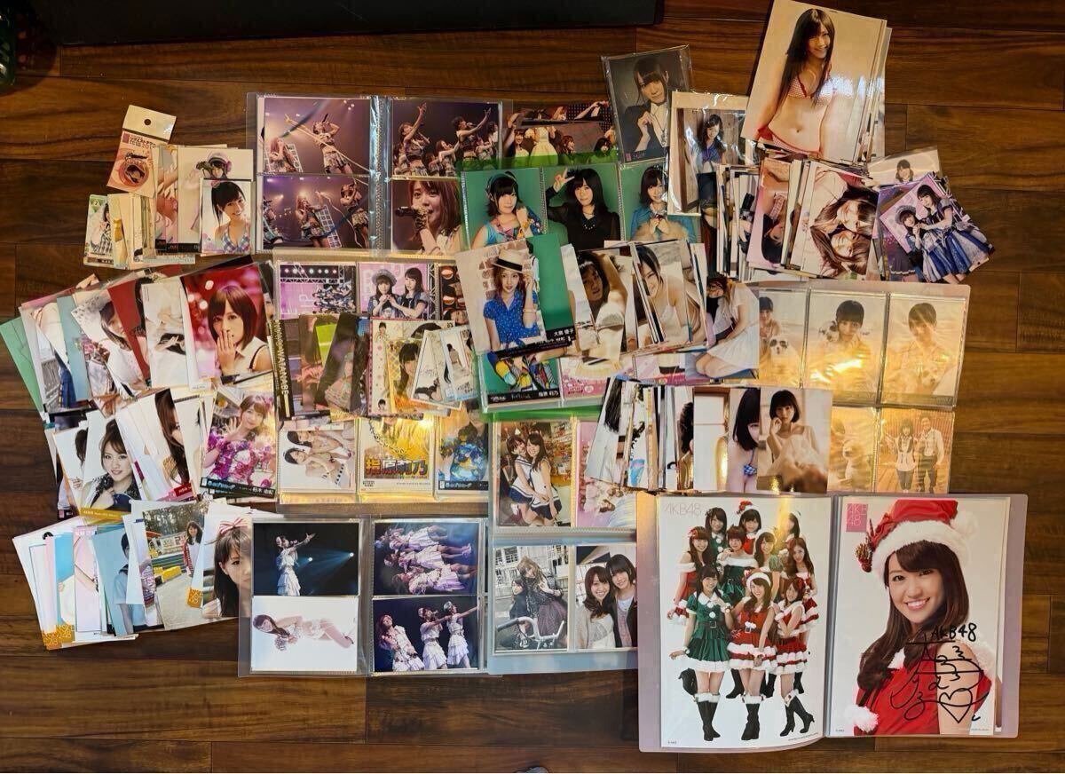 AKB48 渡辺麻友 直筆サイン入り 生写真 BLT2010 W杯 3種コンプ まゆゆ