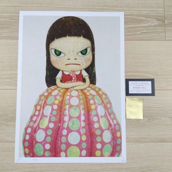 新品】真作 世界限定100枚 DEATH NYC アートポスター 奈良美智