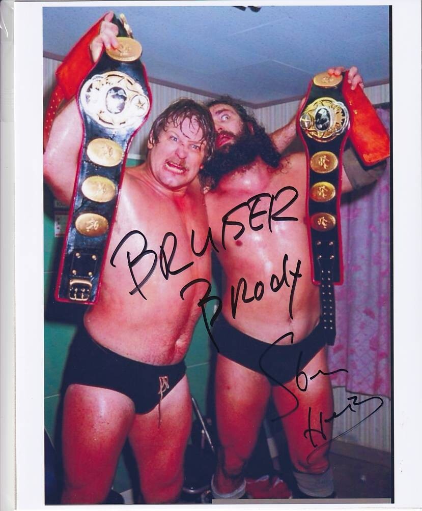 ブルーザー・ブロディ Bruiser Brody 直筆サイン入り写真 証明書付き