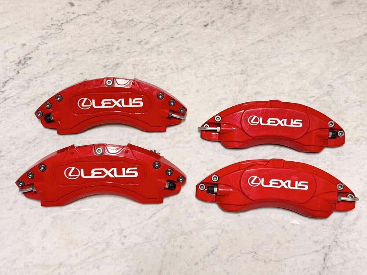 新品】【稀少】LEXUS キャリパーカバー レクサス 赤 レッド×ブラック