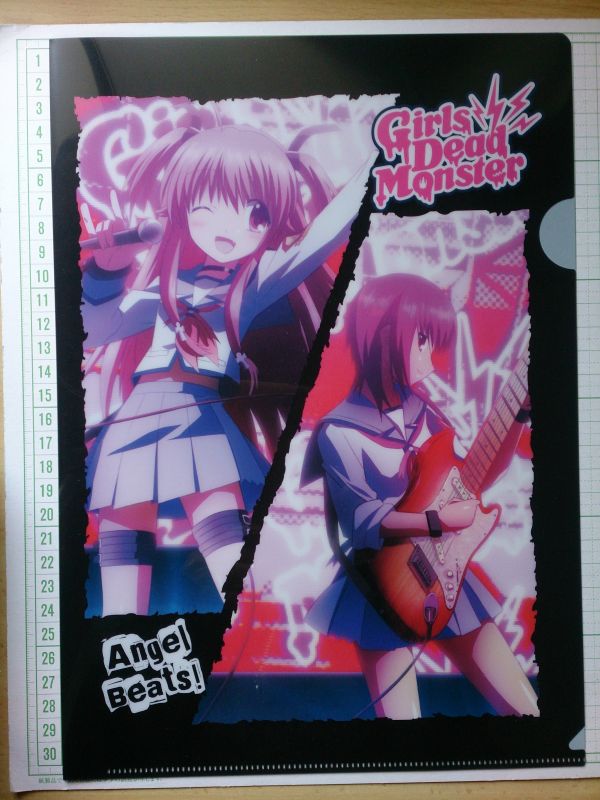 ☆美品☆AngelBeats! 天使 抱き枕カバー スムースニット生地 160×50cm