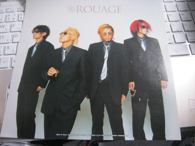 ROUAGE ルアージュ / TOUR 1999 FLAG! 告知チラシ LAPUTA SILVER ROSE