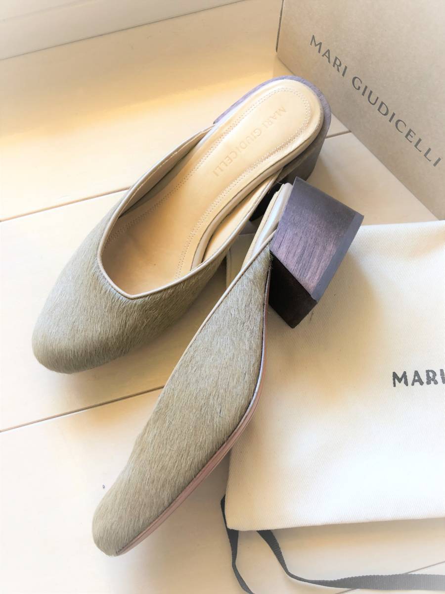 AN5 ファッション MARI GIUDICELLI 黒 ミュール 37サイズ