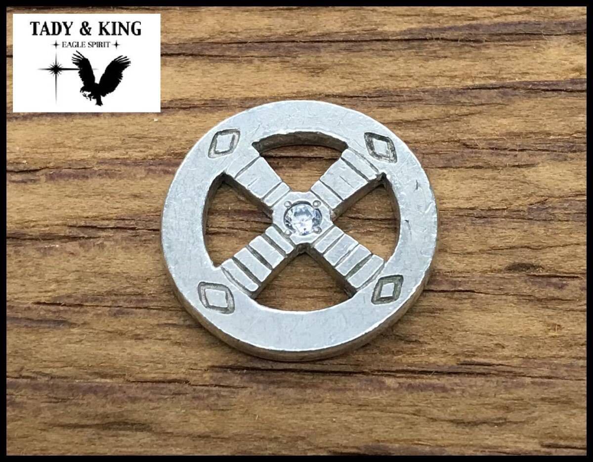 TADY＆KING メディスンホイール シルバーホイール 正規品 TADY&KING タディ&キング シルバー SV 全ジルコニア 石付き