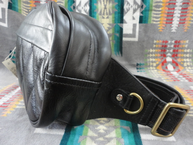 未使用品 BUCO/リアルマッコイズ ホースハイドショルダーバッグ