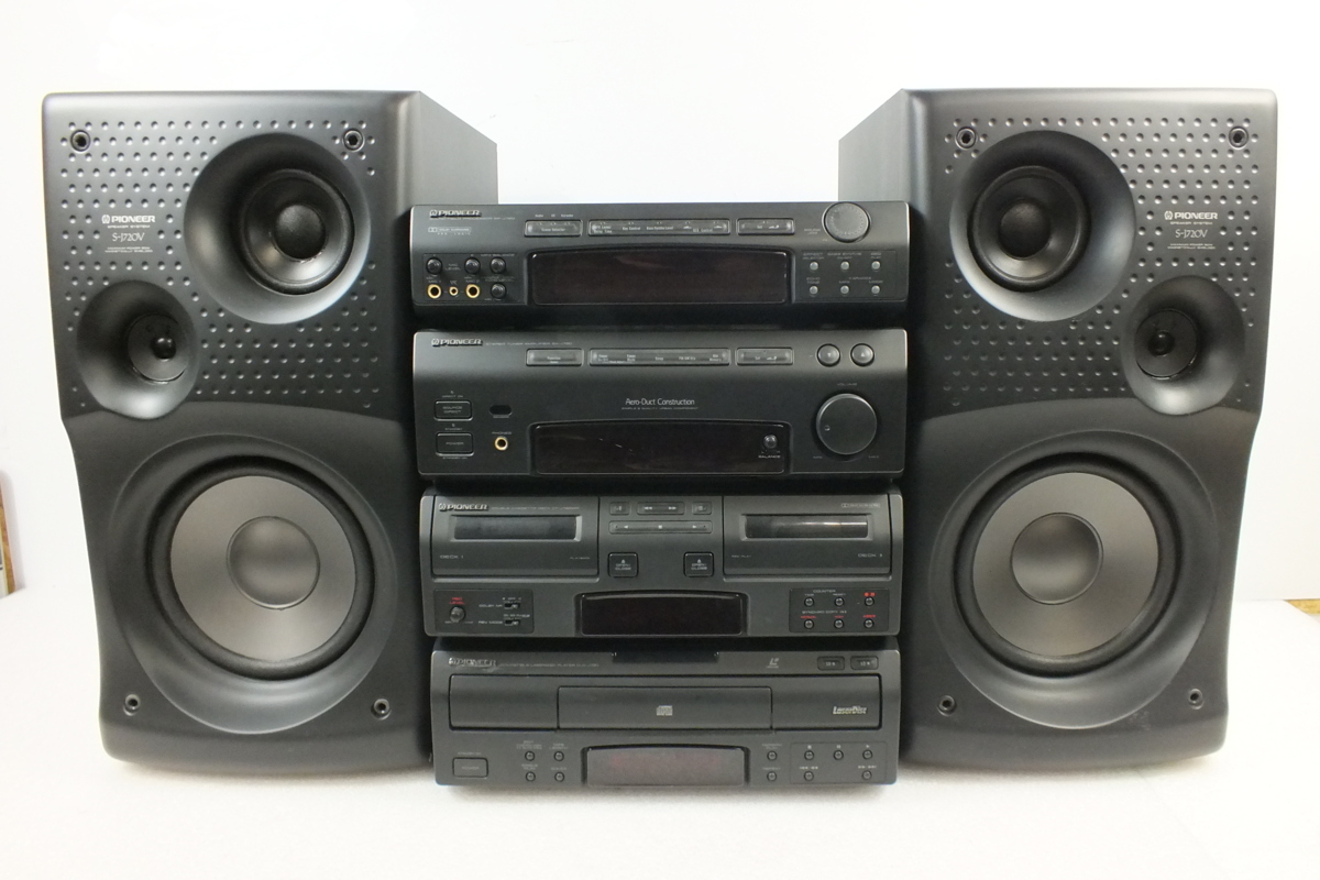 ■■PIONEER J720 LDシステムコンポ ジャンク扱い パイオニア システムコンポ SX-J720/SP-J720/CLD-J720