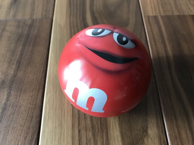 m&m's エムアンドエムズ マーブルチョコレート 丸缶ケースの落札情報