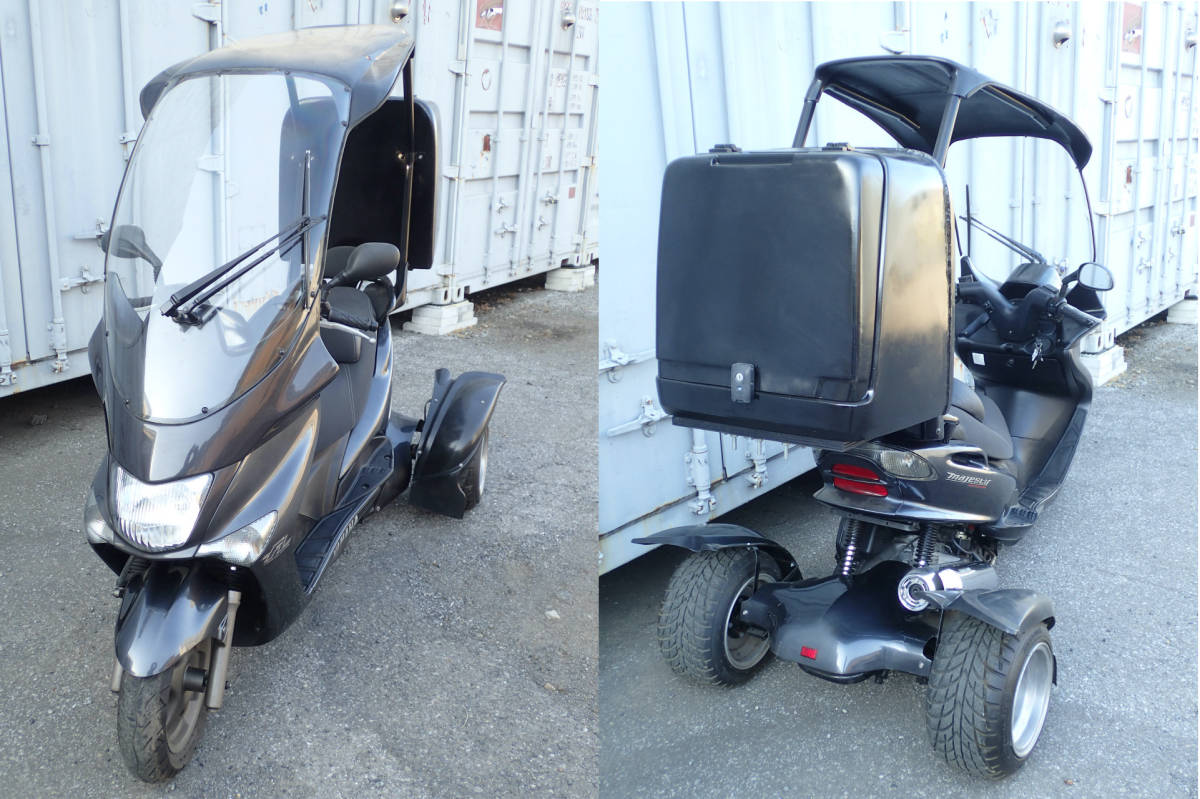 購入者決定しました。ヤマハ マジェスティー125cc トライク仕様(お話し中)