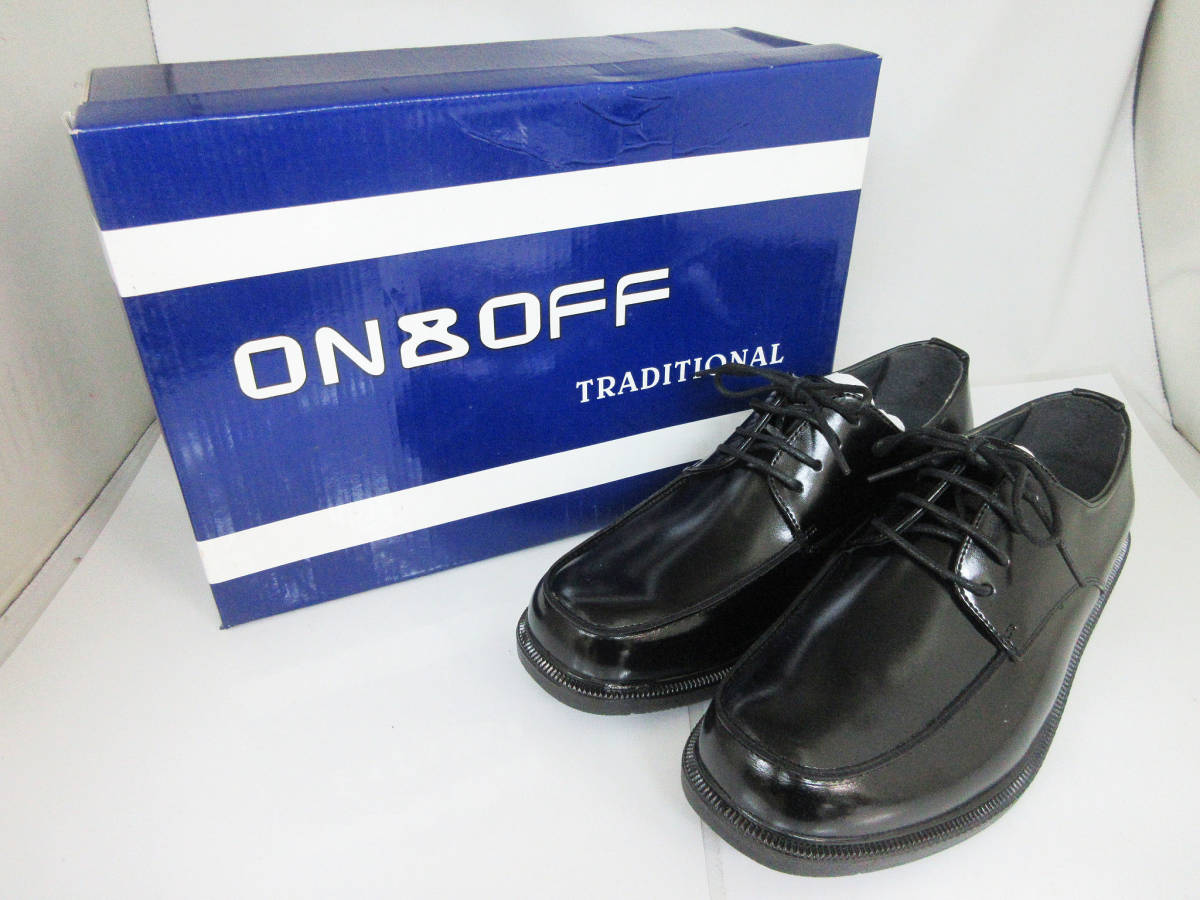 新品 ビジネスシューズ On Off オンアンドオフ 23 5eee Cm ブラック 黒 くつ クツ 靴 保管 未使用 の落札情報詳細 ヤフオク落札価格情報 オークフリー スマートフォン版