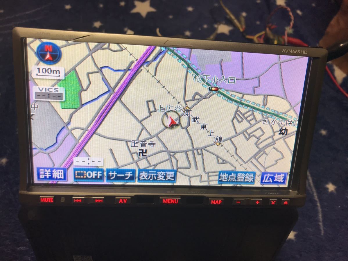 イクリプス AVN669HD 2009年度地図データ (管理番号: 18081734) イクリプス AVN669HD 地デジ DVD CD ECLIPSE イクリプス HDDナビ