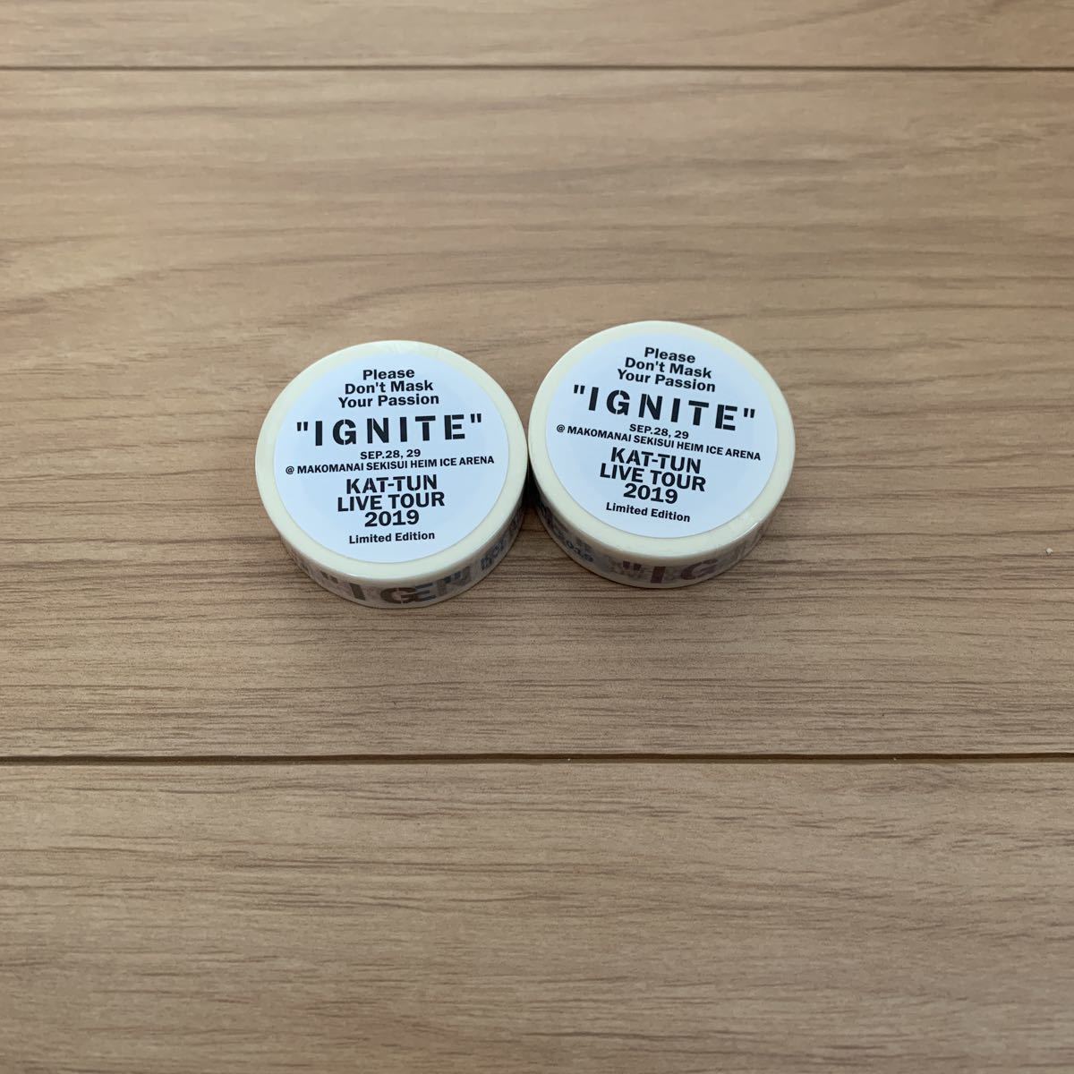 KAT-TUN IGNITE マスキングテープ 4個セット 復刻KITTA4種＋選べる