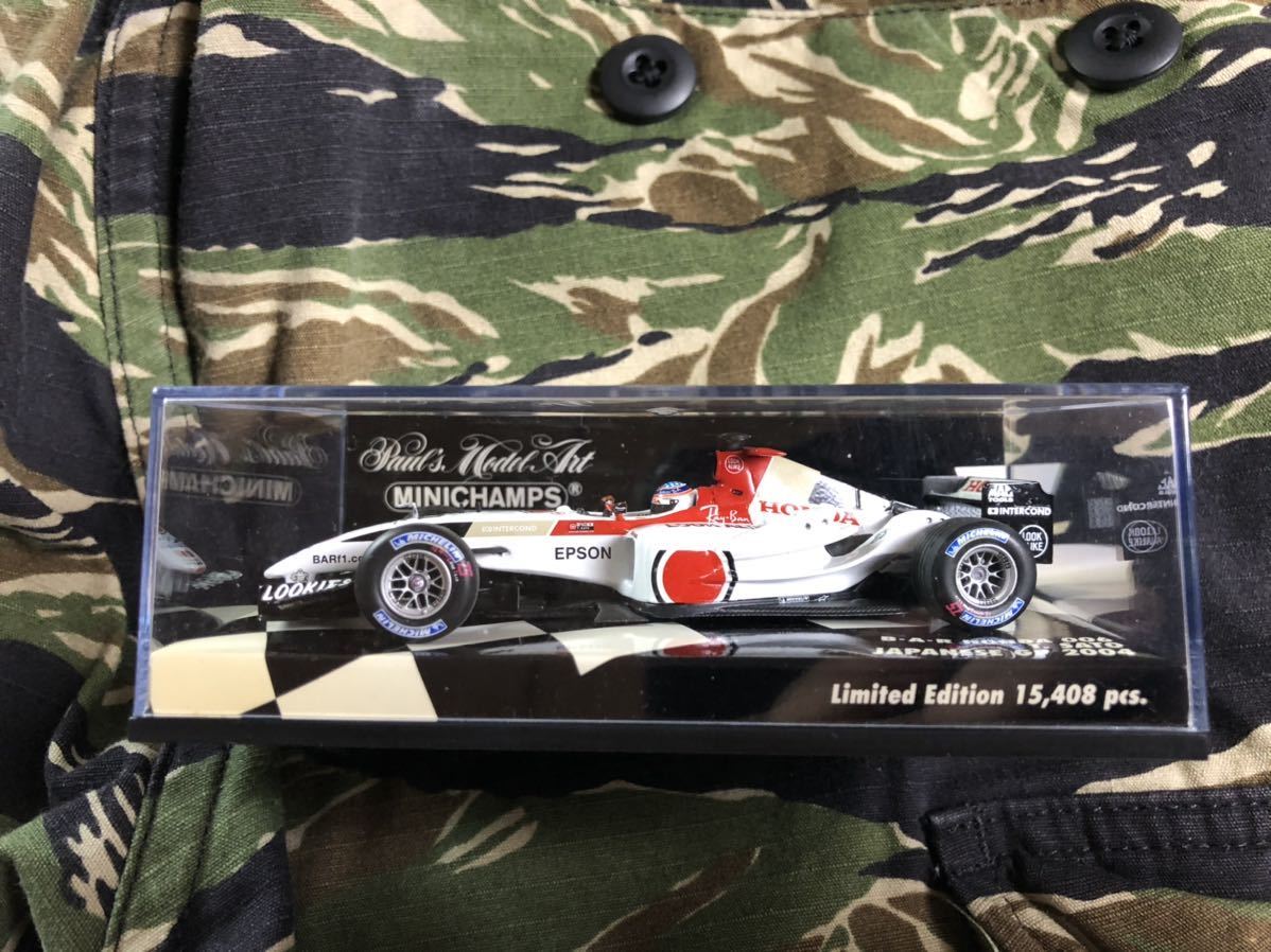 ミニチャンプス 1/43 BAR006 佐藤琢磨 日本GP限定パッケージ 2台 ミニチャンプス 1/43 BAR006 佐藤琢磨 日本GP限定パッケージ 2台