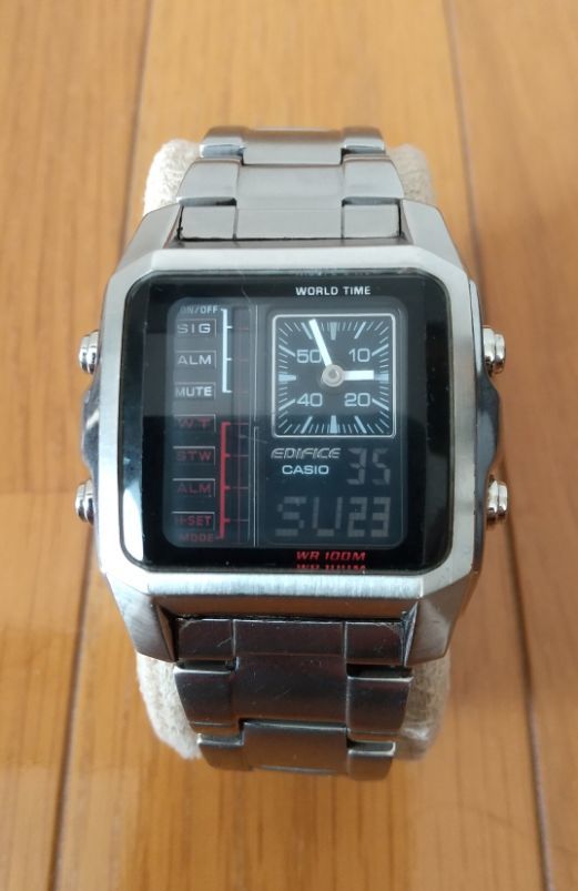 ◇ERDIFICE⁄CASIO EFA-124 アナデジ (Used)の落札情報詳細 - Yahoo ◇ERDIFICE⁄CASIO EFA-124 アナデジ (Used)の落札情報詳細 - Yahoo