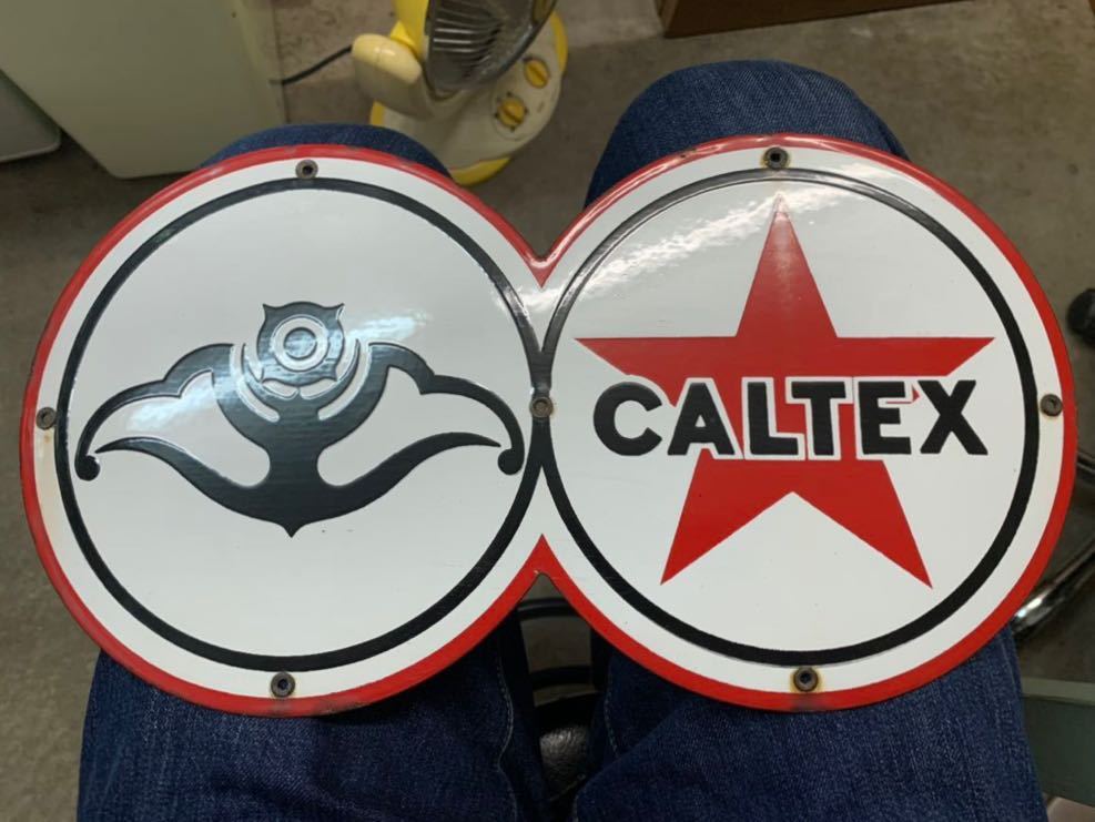 CALTEX ホーロー看板 CALTEX ホーロー看板